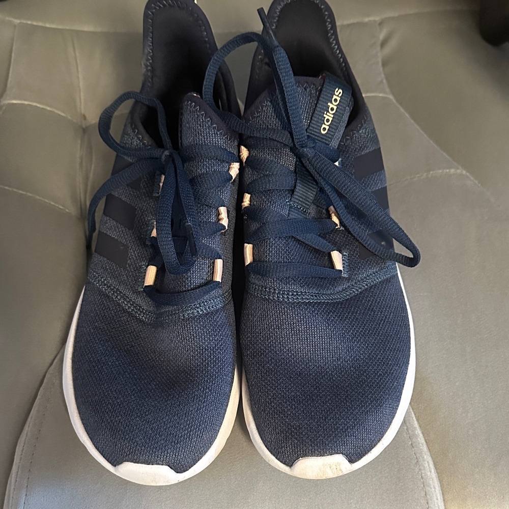 Adidas Dark Blue Athletic Shoes